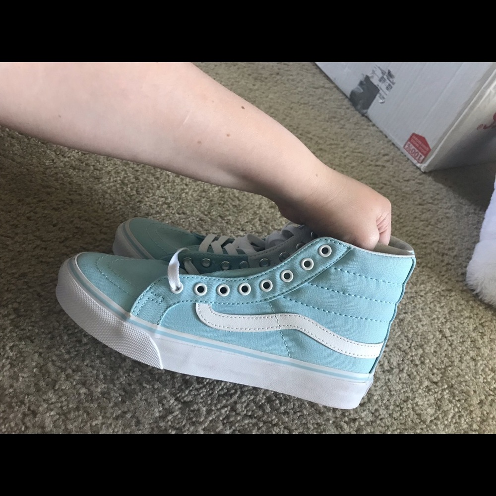 Baby blue vans